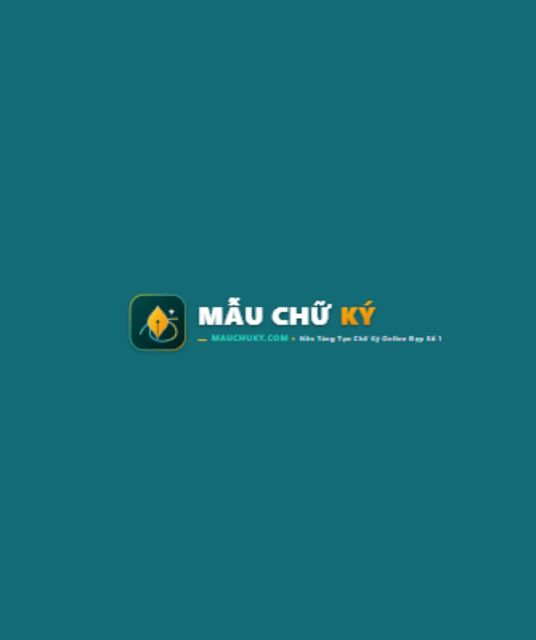 avatar Mẫu Chữ Ký