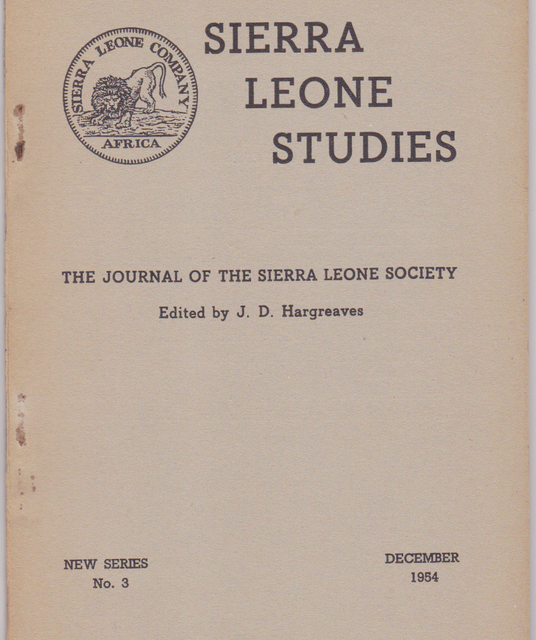 avatar Sierra Leone Studies