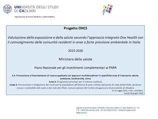 Valutazione della esposizione e della salute secondo l’approccio integrato One Health 