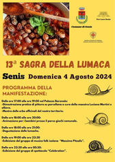 Sagra della lumaca - Senis 